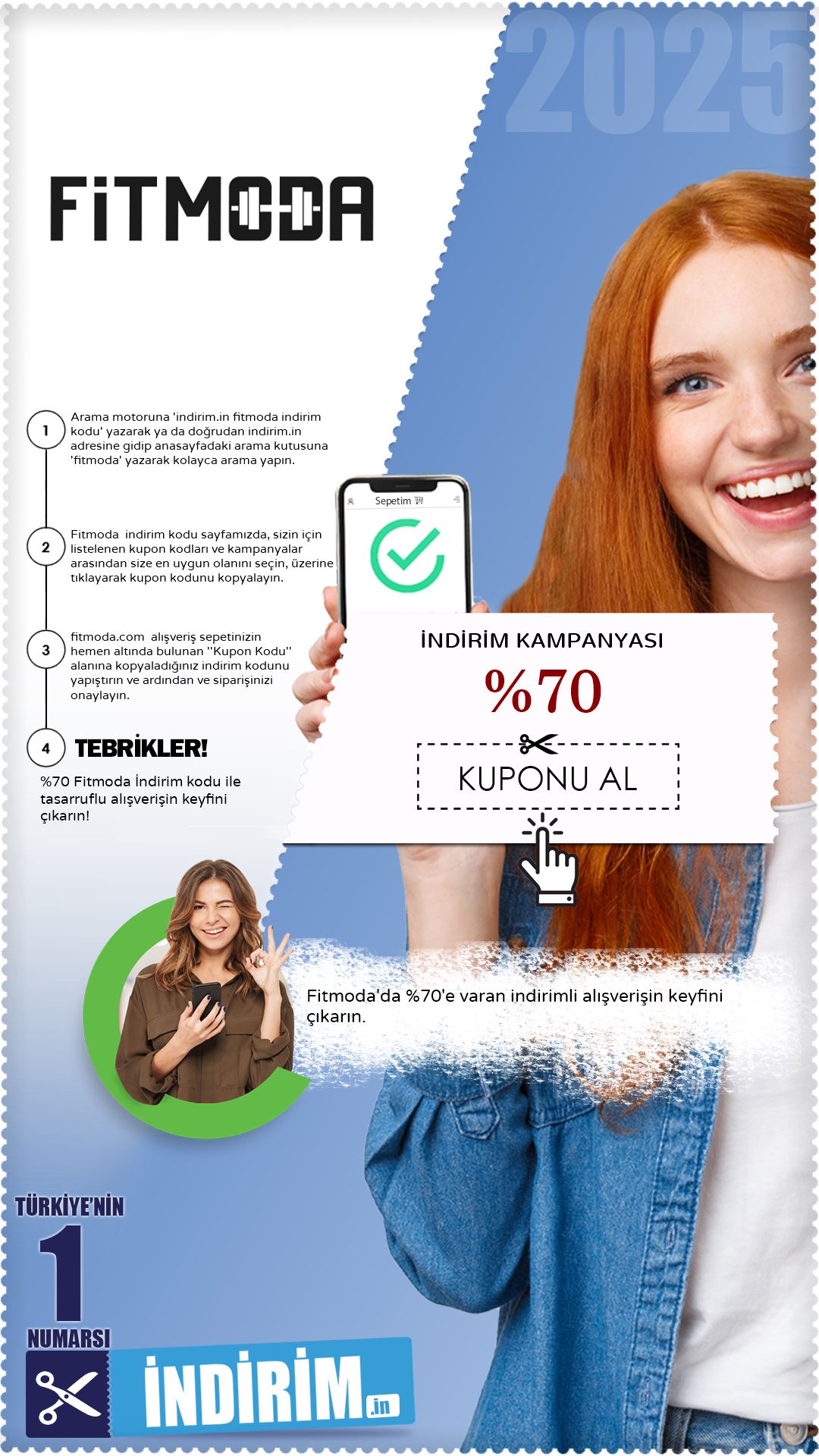 %70'E Varan Fitmoda İndirim Kampanyası